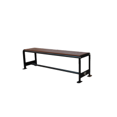 BD-B08 Ahşap Kompozit Lata - Platina Sac Gövde Arkalıksız Bankı